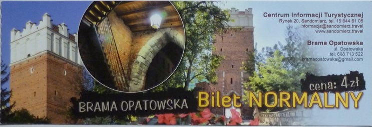 Sandomierz - Brama Opatowska (Opatowská brána)