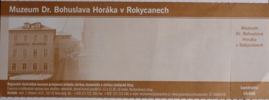 Rokycany - Muzeum Dr. Bohuslava Horáka
