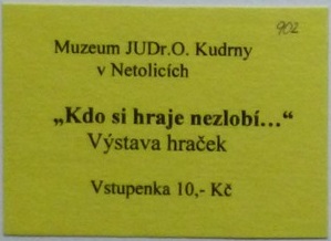 Netolice - Muzeum JUDr. O. Kudrny 3